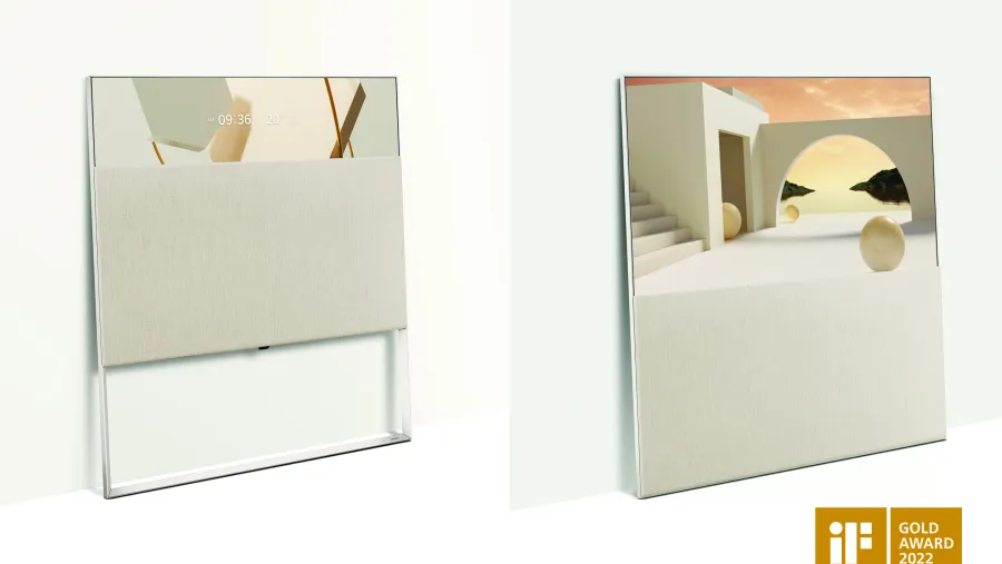 مجموعة شاشات OLED OBJET من إل جي تفوز   بجائزة التصميم الذهبية IF
