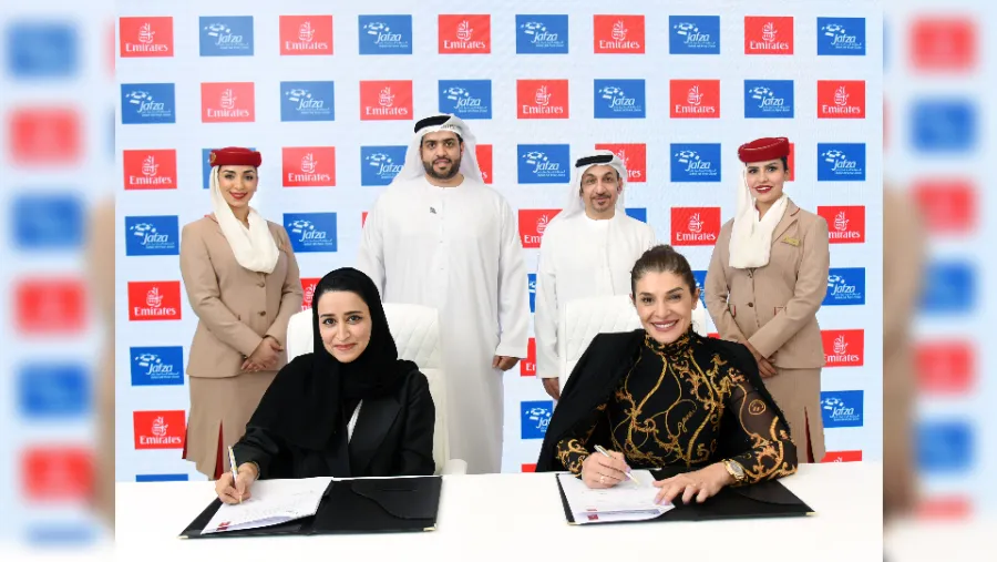 طيران الإمارات توقع مذكرة تفاهم مع جافزا لاستكشاف الأنشطة المشتركة التي تجذب وتحفز الشركات الجديدة والقائمة