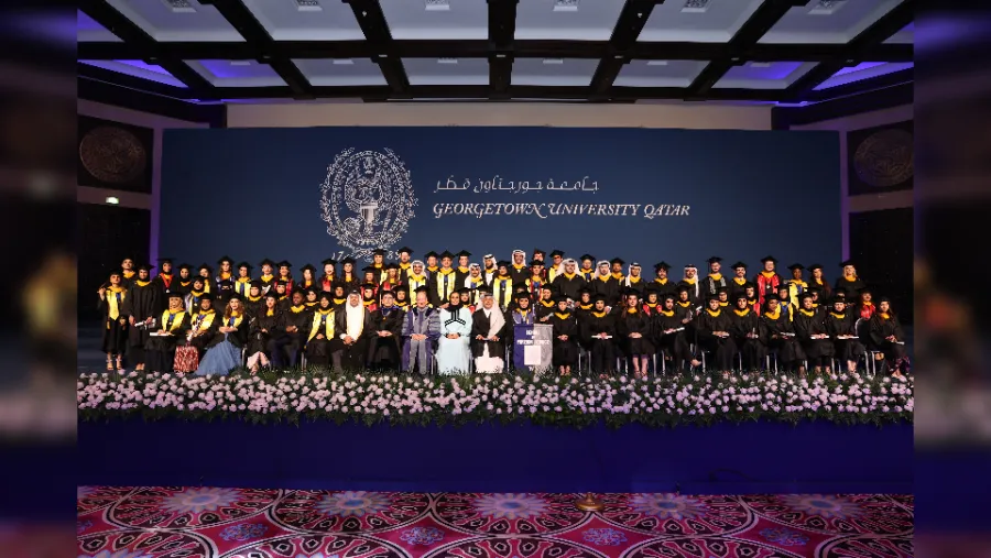 جورجتاون في قطر تحتفل بتخريج الدفعة الرابعة عشر من طلاب الشؤون الدولية 