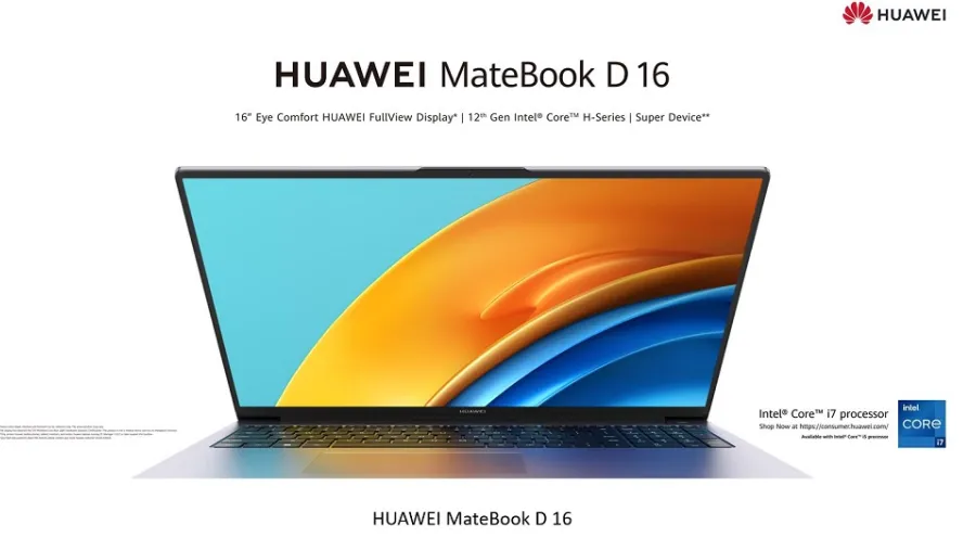أبرز مزايا مجموعة حواسيب هواوي المحمولة الجديدة مقاس 16 بوصة: حاسوب HUAWEI MateBook D 16 و HUAWEI MateBook 16s