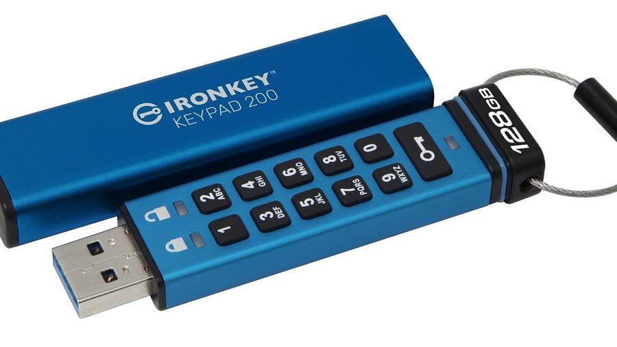 كينغستون تكشف الستار عن ذاكرة  Keypad 200 ضمن سلسلة الذواكر المحمولة المشفرة IronKey