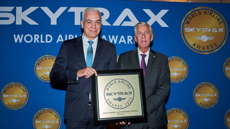 Emirates takes home three honours at the Skytrax World Airline Awards 2022