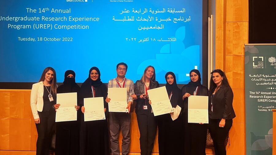 أربع خريجات من جامعة كارنيجي ميلون في قطر يفزن بمسابقة الصندوق القطري لرعاية البحث العلمي