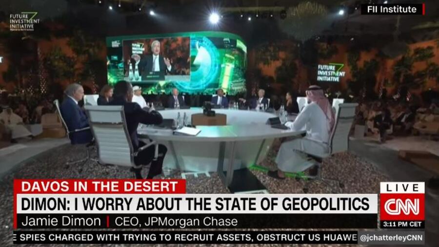 America’s top bankers tell CNN’s Richard Quest they are more worried about geopolitics than recession