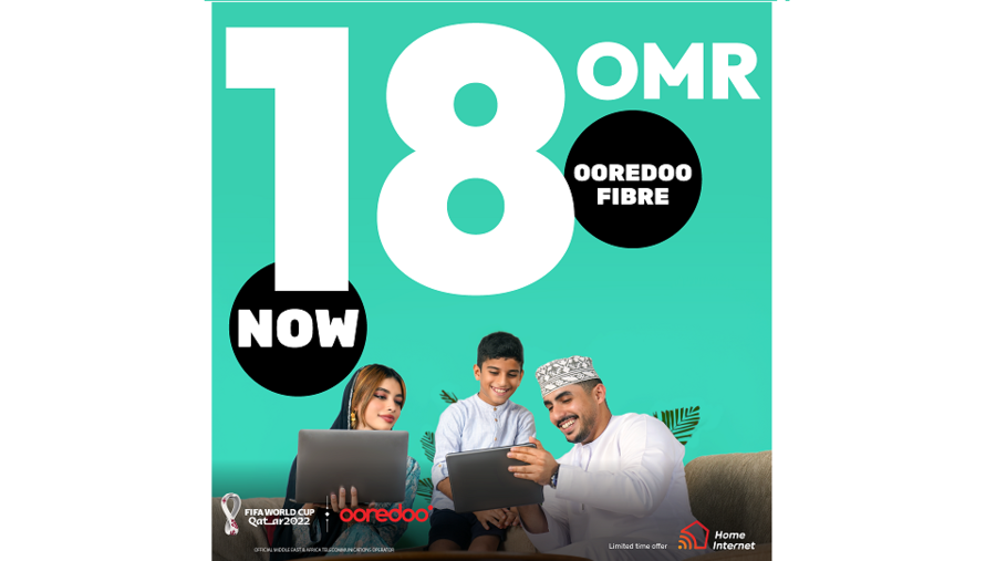 خدمة فايبر الإنترنت المنزلي من Ooredoo تتيح أمام عملائها الاستمتاع بمشاهدة أفلامهم المفضلة بلا توقف