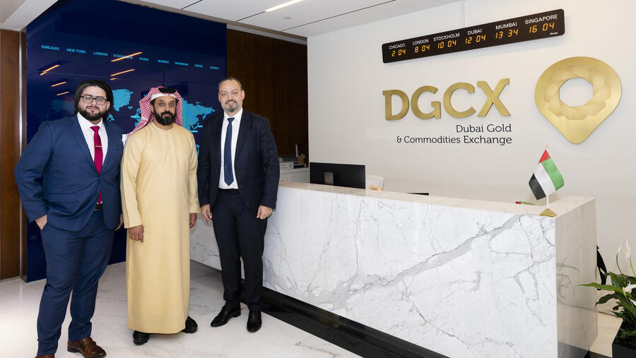 بورصة دبي للذهب والسلع تطلق عمليات التداول على سبائك الذهب والفضة من شركة سام للمعادن الثمينة