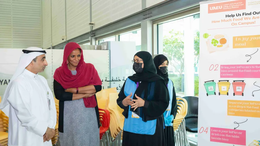 College of Agriculture and Veterinary Medicine at the UAE University launches an awareness campaign to reduce food waste