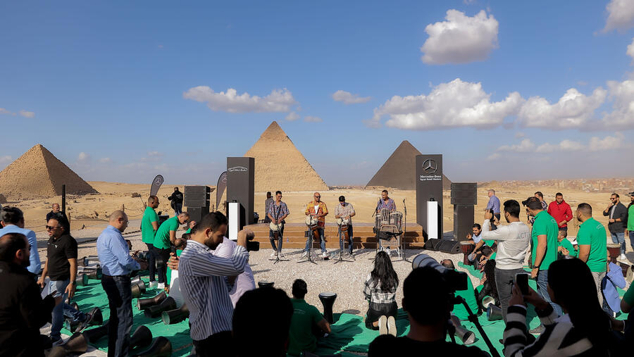 مرسيدس-بنز ايجيبت تختتم فعاليات مسابقة Egypt Retail Masters لعام 2022 عند أهرامات الجيزة