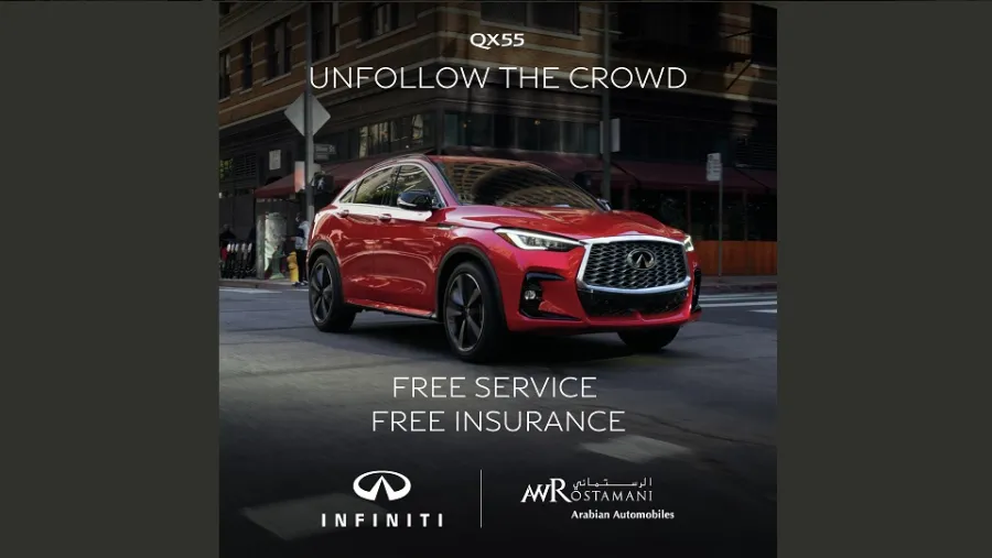 Arabian Automobiles INFINITI highlight the QX55: the stand-out luxury crossover