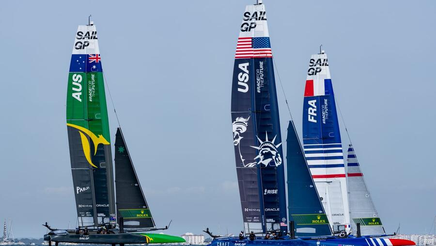 Inaugural Dubai Sail Grand Prix, presented by P&O Marinas, delivers sustainability progress by partnering with Aggreko to implement the largest solar power array in its history