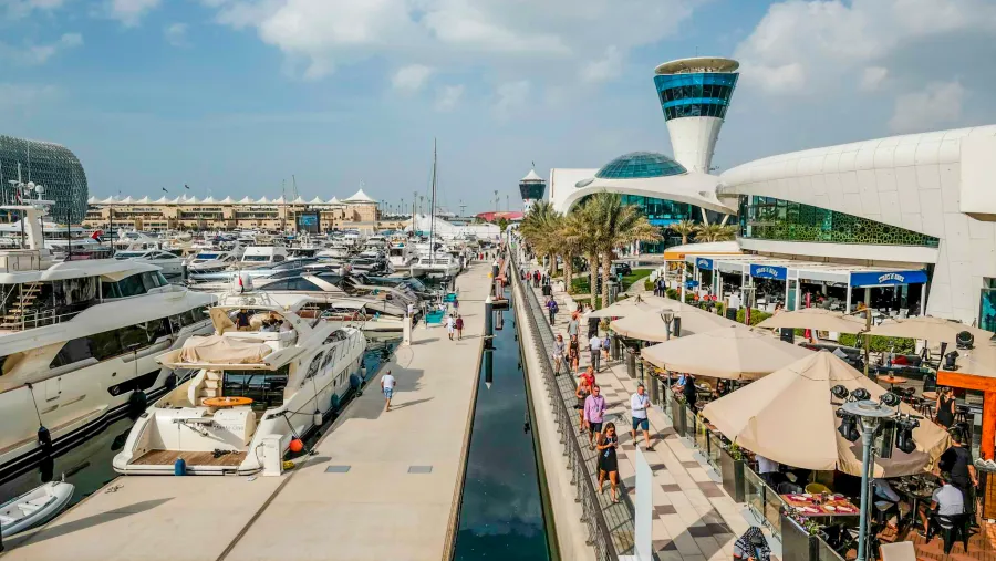 Yas Marina is set to be the heart of all off-track entertainment during the Formula 1 Etihad Airways Abu Dhabi Grand Prix 2022