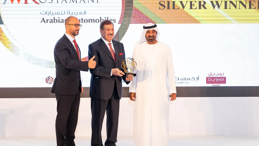 Arabian Automobiles Company wins silver during UAE Innovation Award