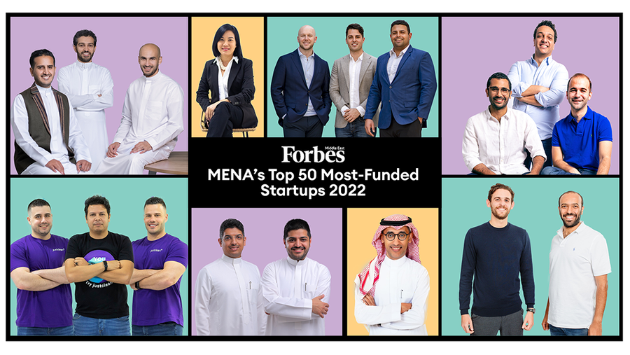 فوربس الشرق الأوسط تكشف عن قائمة "أكثر 50 شركة ناشئة تمويلًا في الشرق الأوسط وشمال أفريقيا" لعام 2022 