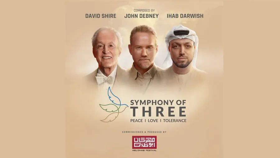 Abu Dhabi Festival to Host World Premiere of “Symphony of Three:  Peace, Love, Tolerance” by Emirati Composer Ihab Darwish on December 30th