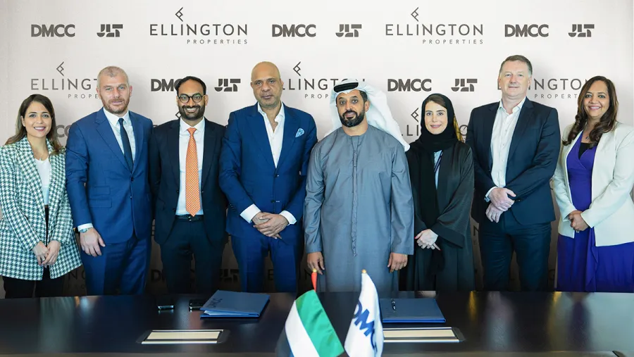 شراكة بين مركز دبي للسلع المتعددة و"إلينغتون العقارية" لتطوير مشروع سكني فاخر في أبراج بحيرات جميرا