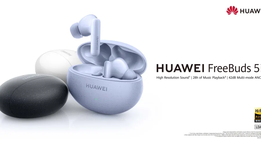 صوت عالي الدقة وعمر بطارية طويل مع خاصية إلغاء الضجيج النشطة: HUAWEI FreeBuds 5i هي اختيارنا الأفضل للسماعات اللاسلكية لعام 2023 في عُمان بسعر 9.34 ريال عُماني