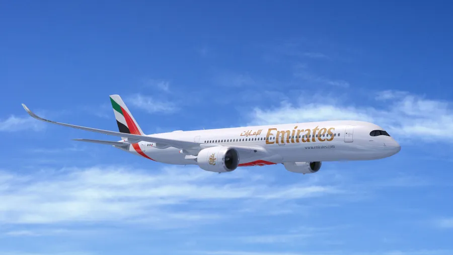 طيران الإمارات تجهز 50 طائرة A350 جديدة بالنطاق العريض عالي السرعة