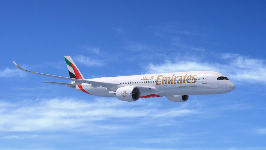 طيران الإمارات تجهز 50 طائرة A350 جديدة بالنطاق العريض عالي السرعة