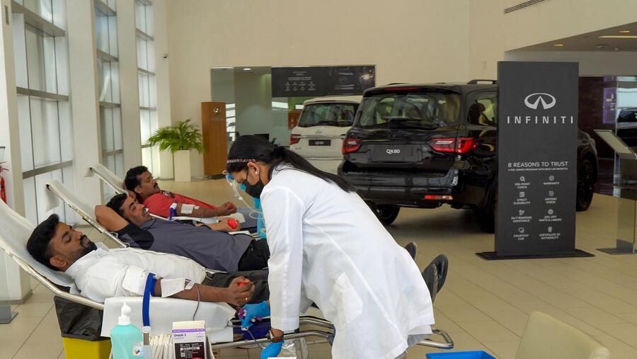 INFINITI of Arabian Automobiles Partners with Dubai Health Authority for Annual Blood Donation Drive