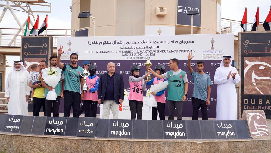 عزيزي ترعى النسخة السادسة عشر من مهرجان محمد بن راشد آل مكتوم للقدرة للسيدات للعام السادس على التوالي