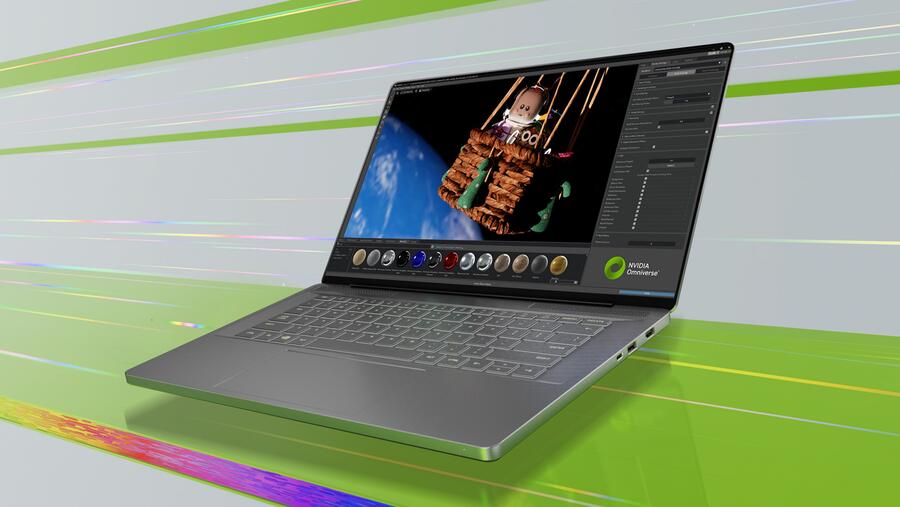 إنفيديا تعلن إطلاق أجهزة الحاسوب المحمولة الجديدة Studio المزوّدة بوحدات معالجة الرسوم GeForce RTX لمستويات لا متناهية من الإبداع