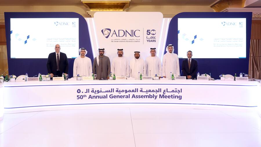 ADNIC shareholders approve cash dividends of 40% at the Annual General Meeting
