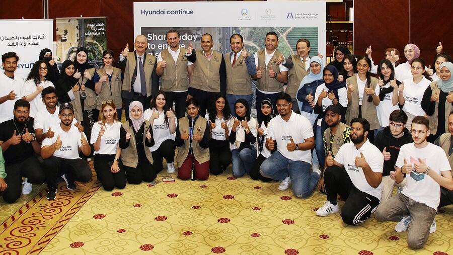 Hyundai of Juma Al Majid Est. joins forces with Al Ihsan Charity & Ajman University to launch 'Mobility for Food Bank'