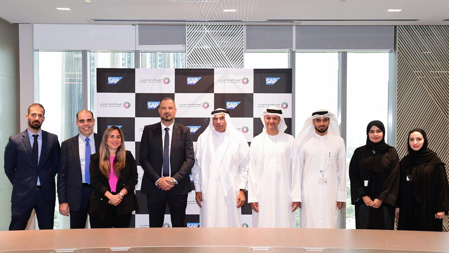 Federal Tax Authority collaborates with software company SAP to support digital transformation efforts