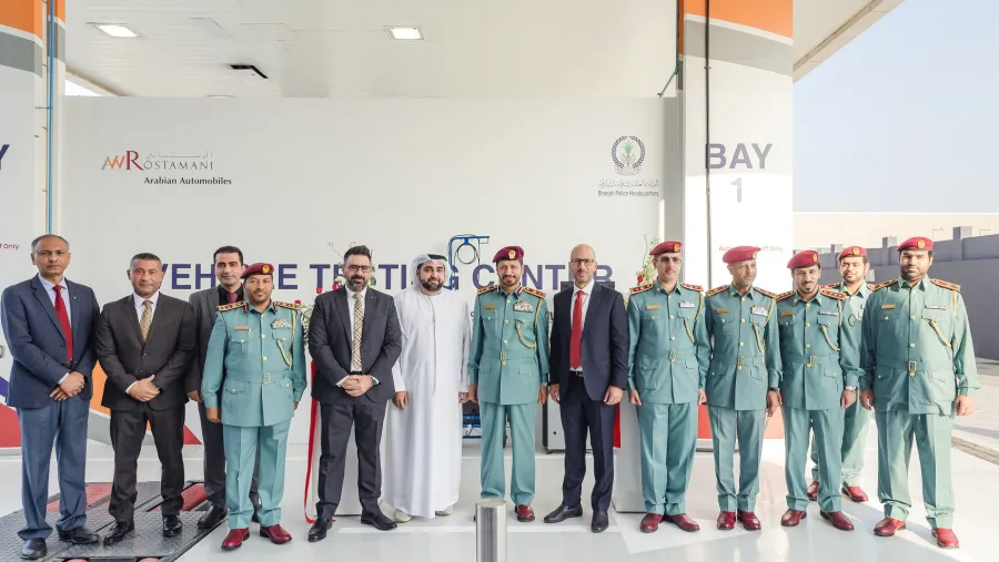 Arabian Automobiles and Sharjah Police Inaugurate New Inspection Center for Efficient Vehicle Testing and Registration
