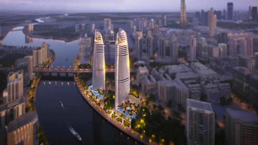 داماك تطلق مشروعها الجديد "كانال هايتس 2" على قناة دبي المائية