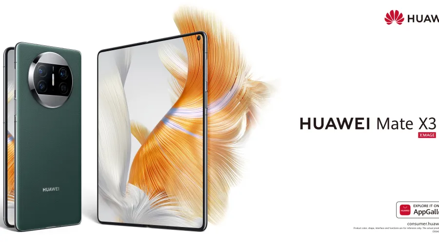 هواوي تُطلق الهاتف الذكي القابل للطي الأخف وزنًا والأنحف في العالم بشاشة كبيرة HUAWEI Mate X3 في المملكة العربية السعودية