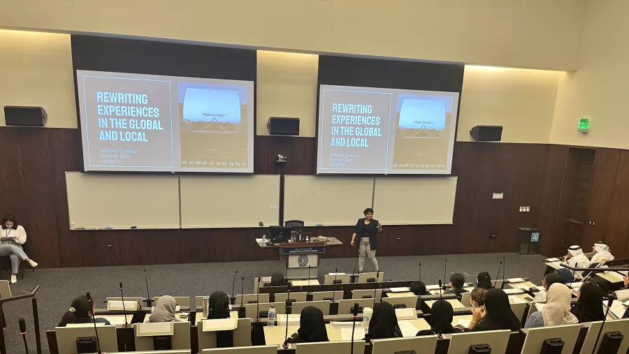 طلاب المدارس الثانوية الطموحون يتوافدون على برنامج جورجتاون الصيفي لمرحلة ما قبل الجامعة في مؤسسة قطر
