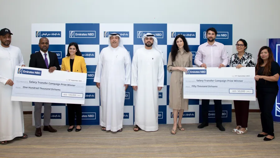 Emirates NBD announces mega prize winners of  Salary Transfer campaign