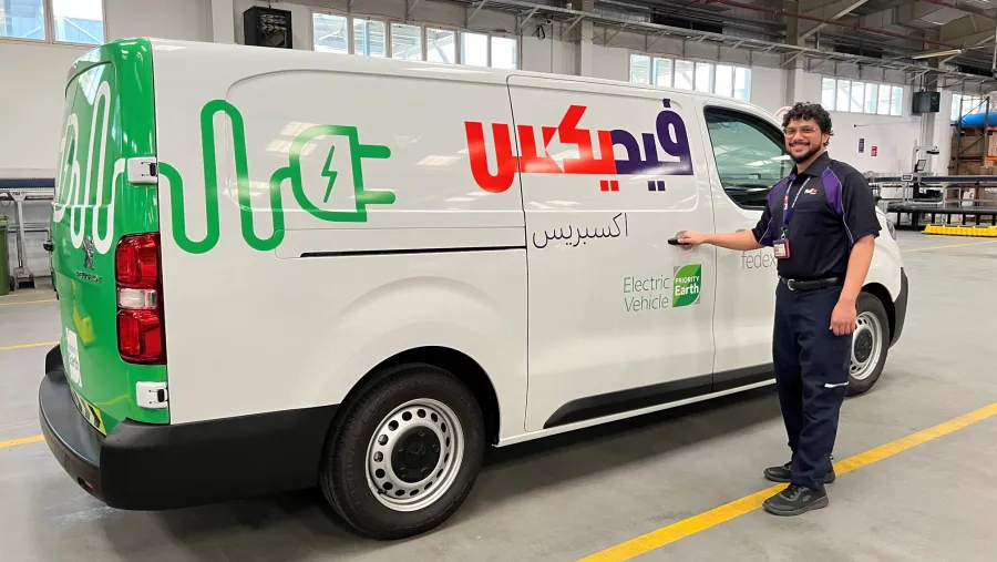 FedEx Introduces Electric Delivery Vehicles to its Fleet in the UAE, Reinforcing its Commitment to Sustainable Logistics