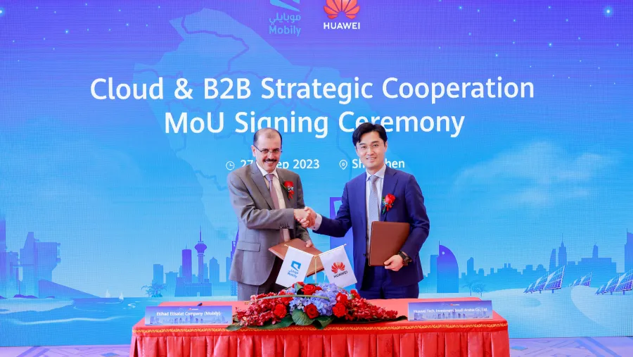 Mobily signs agreement with Huawei to enhance its cloud and digital services