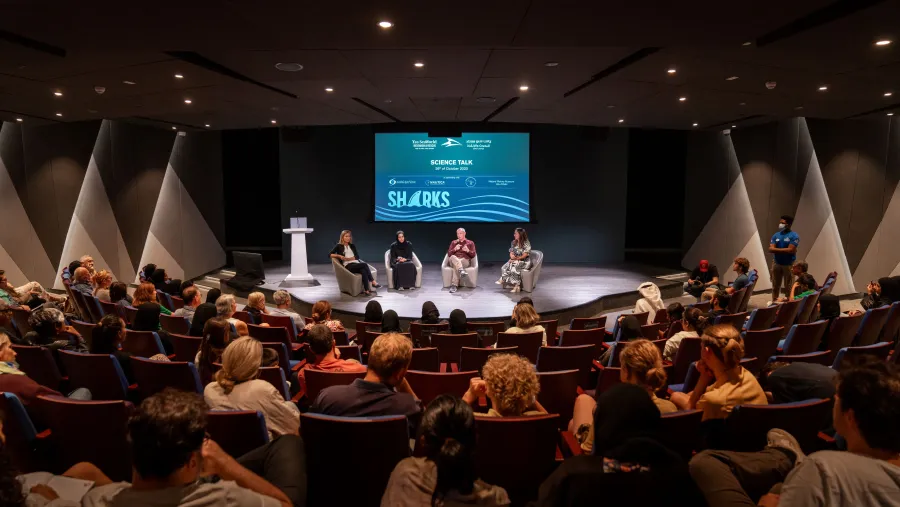 The Yas SeaWorld® Research & Rescue Center Hosts Science Talk with Experts to bring awareness to Shark Conservation in the region 