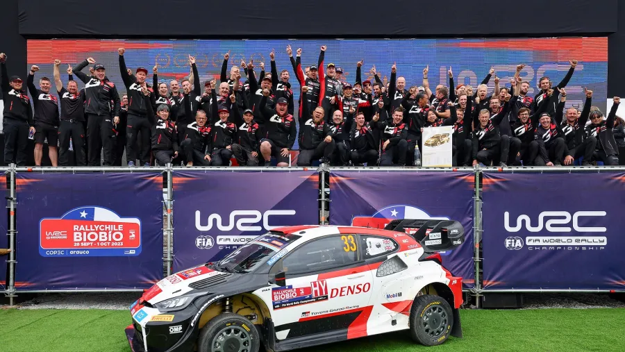 TOYOTA GAZOO Racing Clinches Podium Finish at Rally Chile