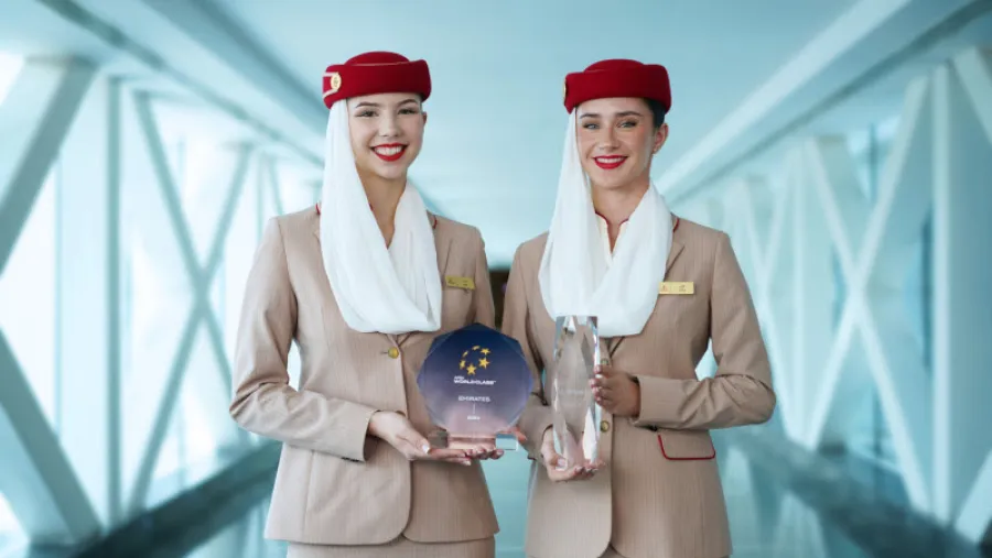  Emirates crowned as 2024 APEX World Class Airline, with additional award for Economy Class amenity kit
