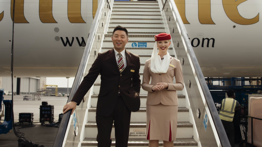 Behind the scenes filming with Emirates brand ambassador, Penélope Cruz