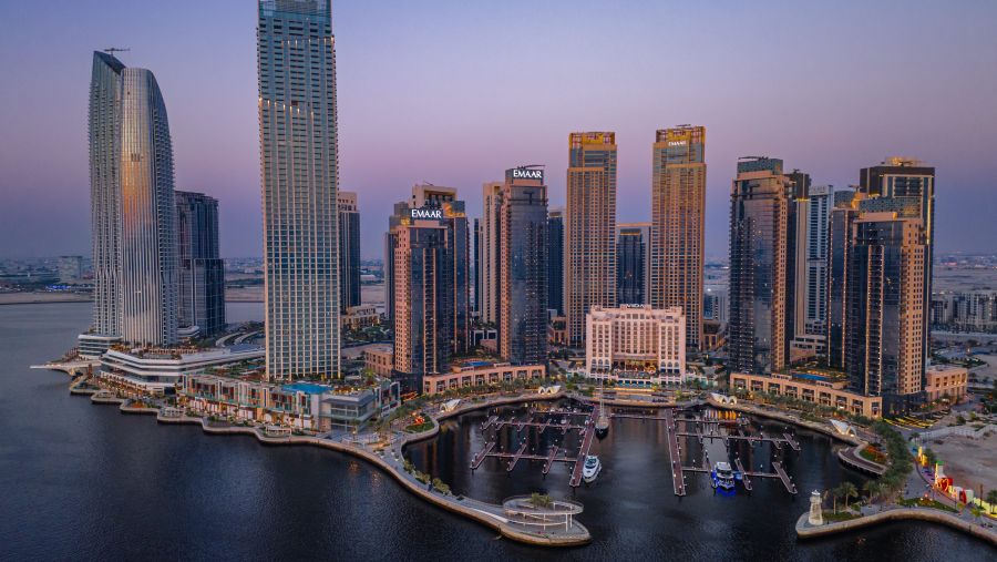 Emaar Celebrates the Launch of Dubai Metro's Blue Line with a Spectacular Projection at Burj Khalifa
