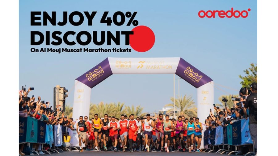 Ooredoo تقدم لعملائها خصماً مميزاً في ماراثون الموج مسقط