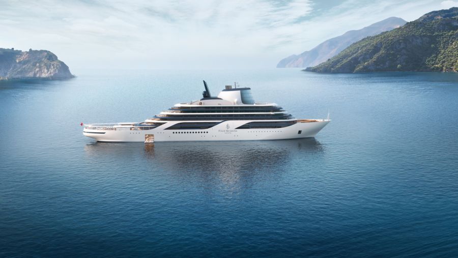 Four Seasons Yachts Unveils Inaugural Itineraries to the Caribbean and Mediterranean and a First Look at its 95 Spectacular Suites