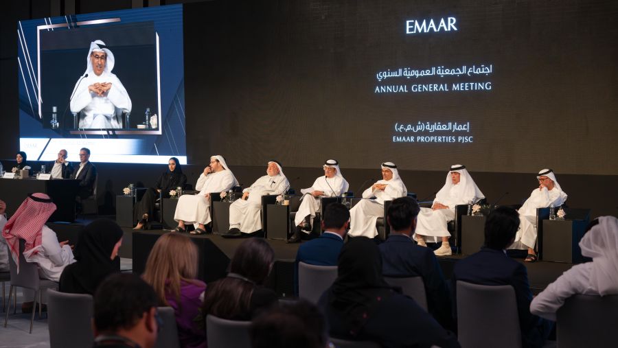 إعمار العقارية تعلن عن توزيع أرباح قدرها 4.4 مليار درهم (50 فلس للسهم) خلال الاجتماع السنوي لجمعيّتها العمومية، وتسجّل أعلى مبيعات عقارية في تاريخها بقيمة 40.3 مليار درهم لعام 2023