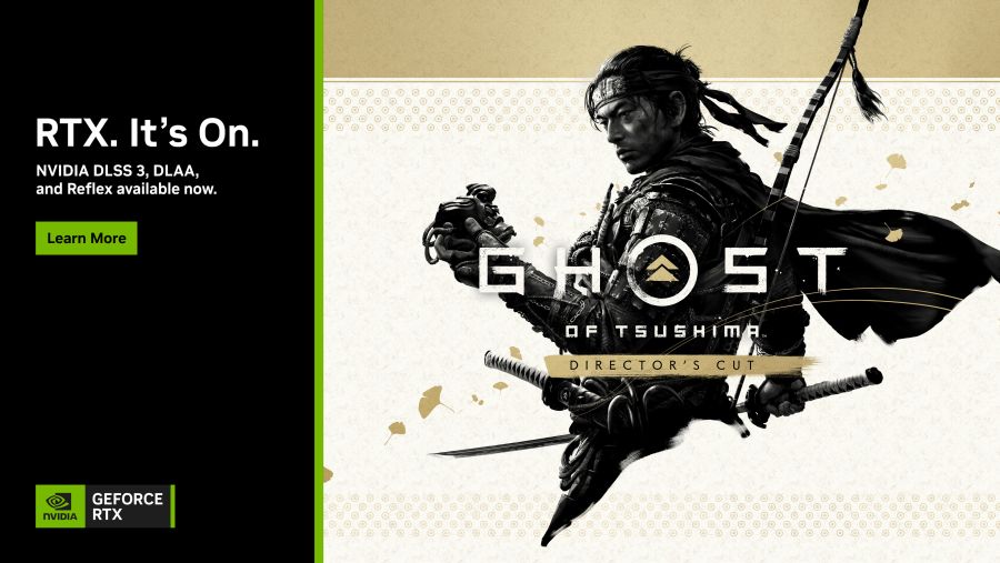 Ghost of Tsushima with NVIDIA DLSS 3, NVIDIA DLAA and NVIDIA Reflex