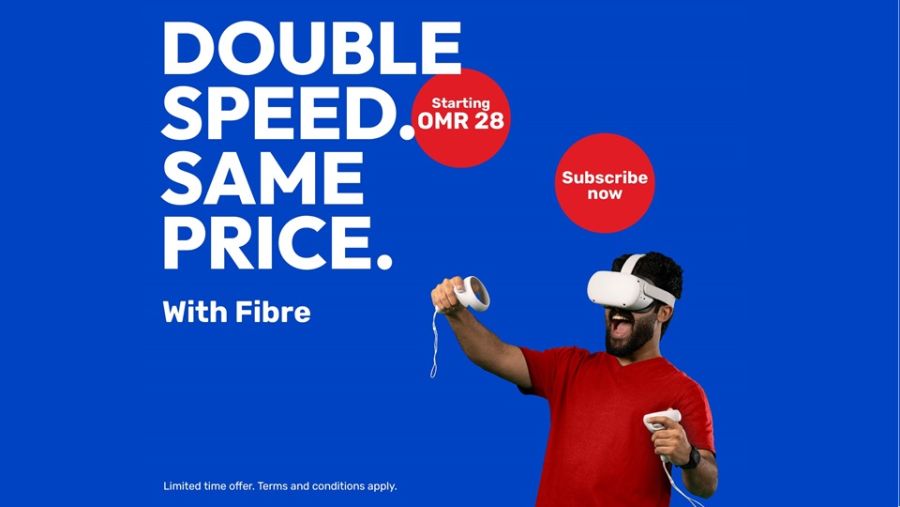 Ooredoo تقدم سرعة بيانات مضاعفة ضمن باقات فايبر الإنترنت المنزلي
