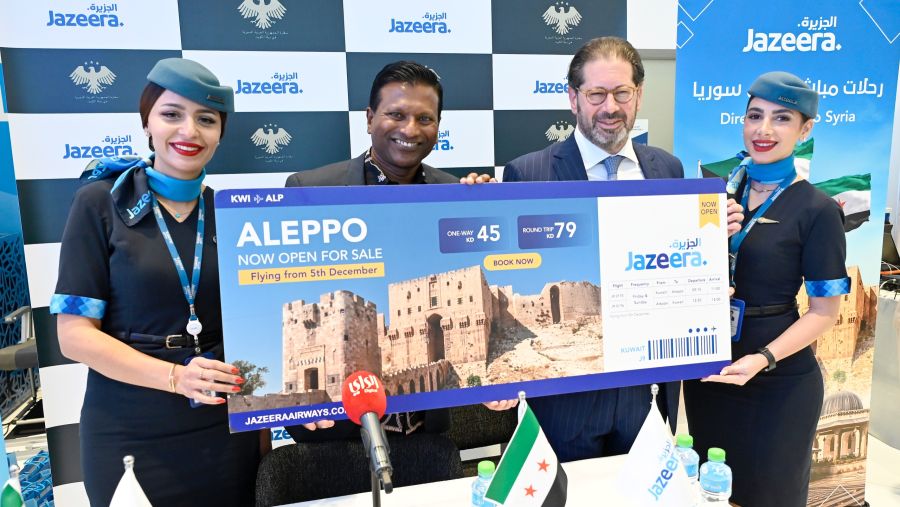 Jazeera Airways Reopens Aleppo Route with Two Flights Weekly
