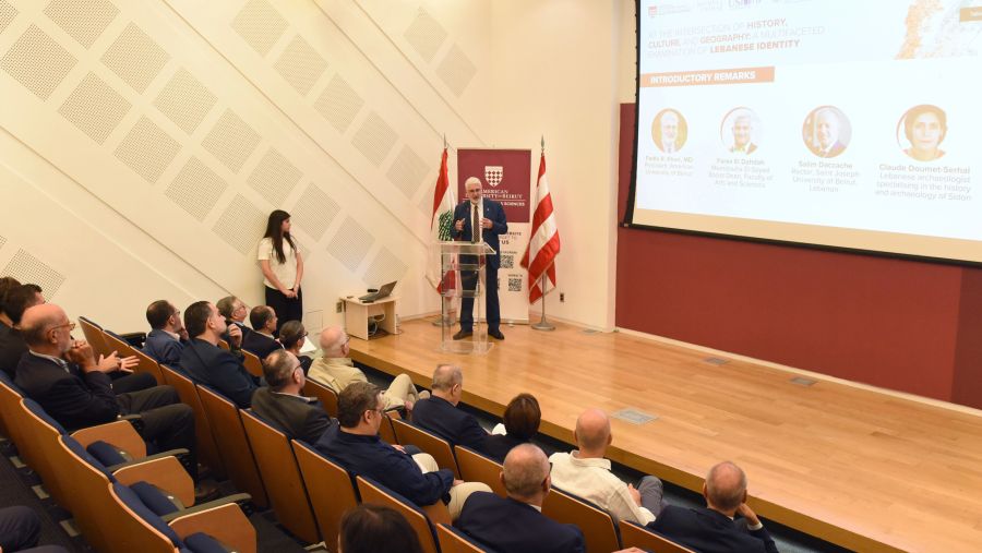 AUB, USJ, and the Michel Chiha Foundation Hold Conference on Lebanon’s Identity