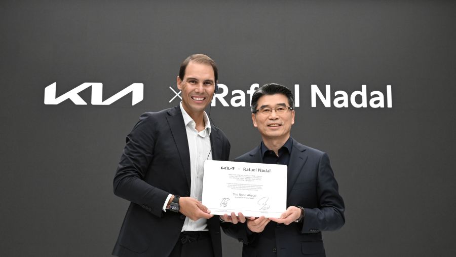 كيا تجدد شراكتها مع أسطورة التنس العالمية رافاييل نادال