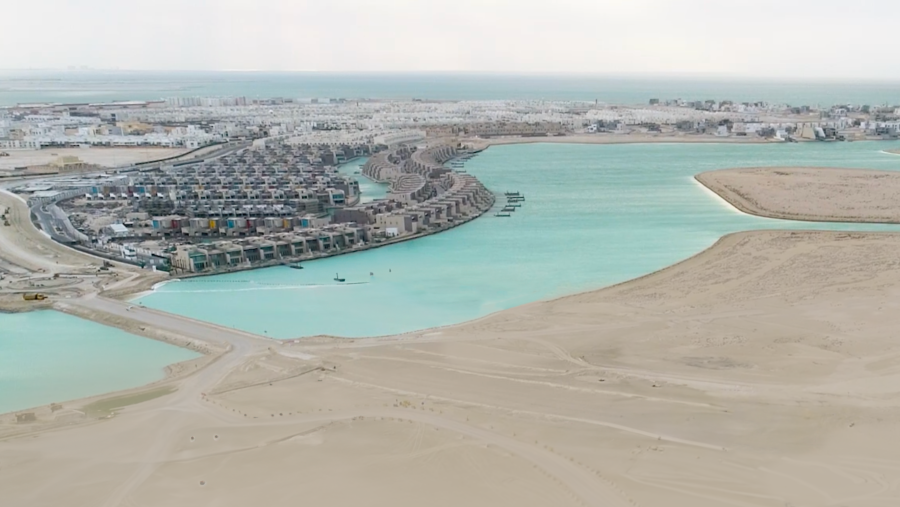 تطورات متسارعة في سير أعمال البنية التحتية لمشروع الوسم بديار المحرق