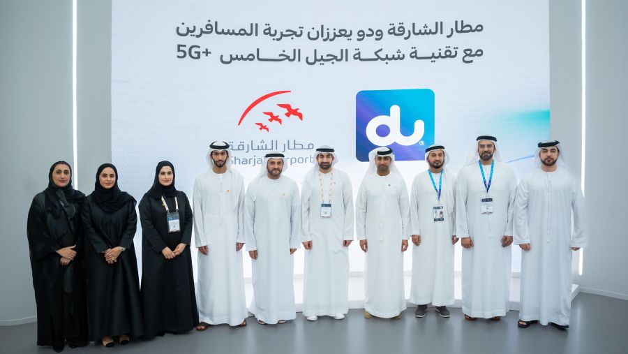 du and Sharjah Airport announce deployment of advanced 5G+ network across airport facilities to enhance smart services